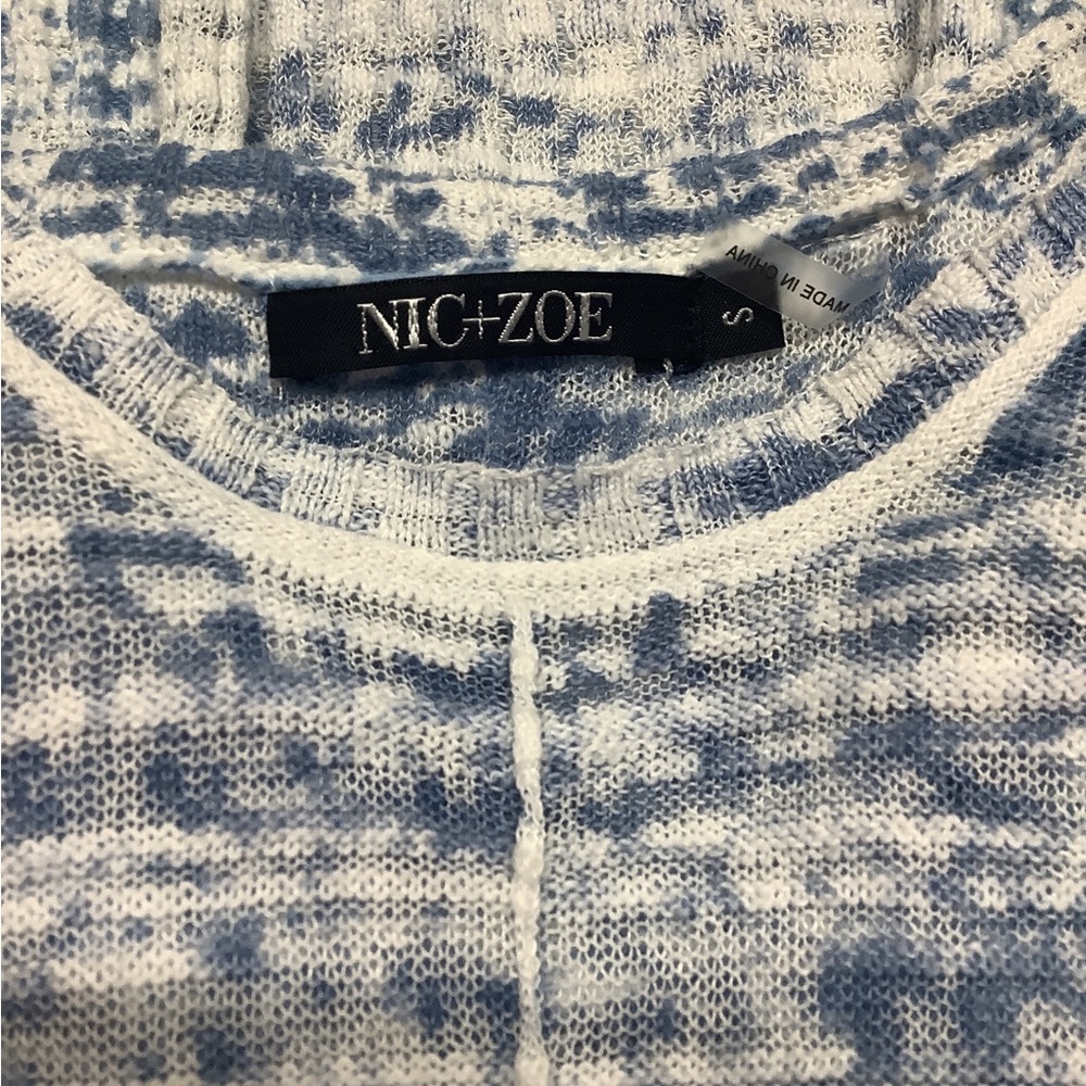 Nic+Zoe - Women’s Open Breeze Linen Blend Lightweight- Sweater, Size S - Picture 6 of 16